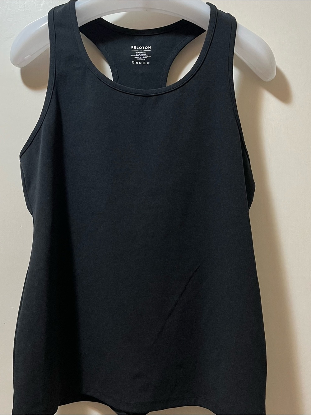 Peloton Black Racerback Performance Tank Exercise Workout